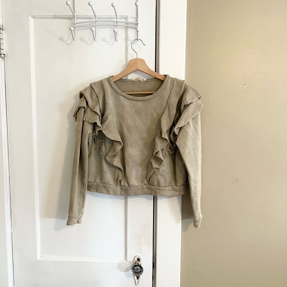 Loveshackfancy ruffle sweatshirt - image 2